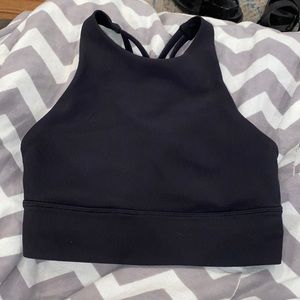Black Lululemon sports bra size 4